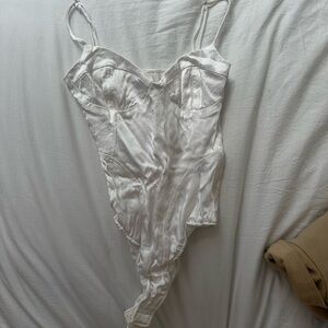 Zara silk bodysuit